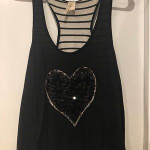 Black and white shirt